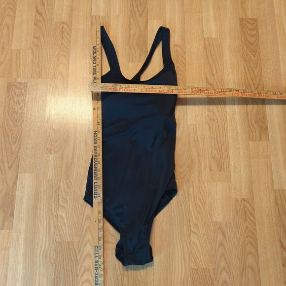Swimsuitsforall Aquabelle One Piece Swimsuit Womens 18W Black Slimming Padded - Picture 2 of 6